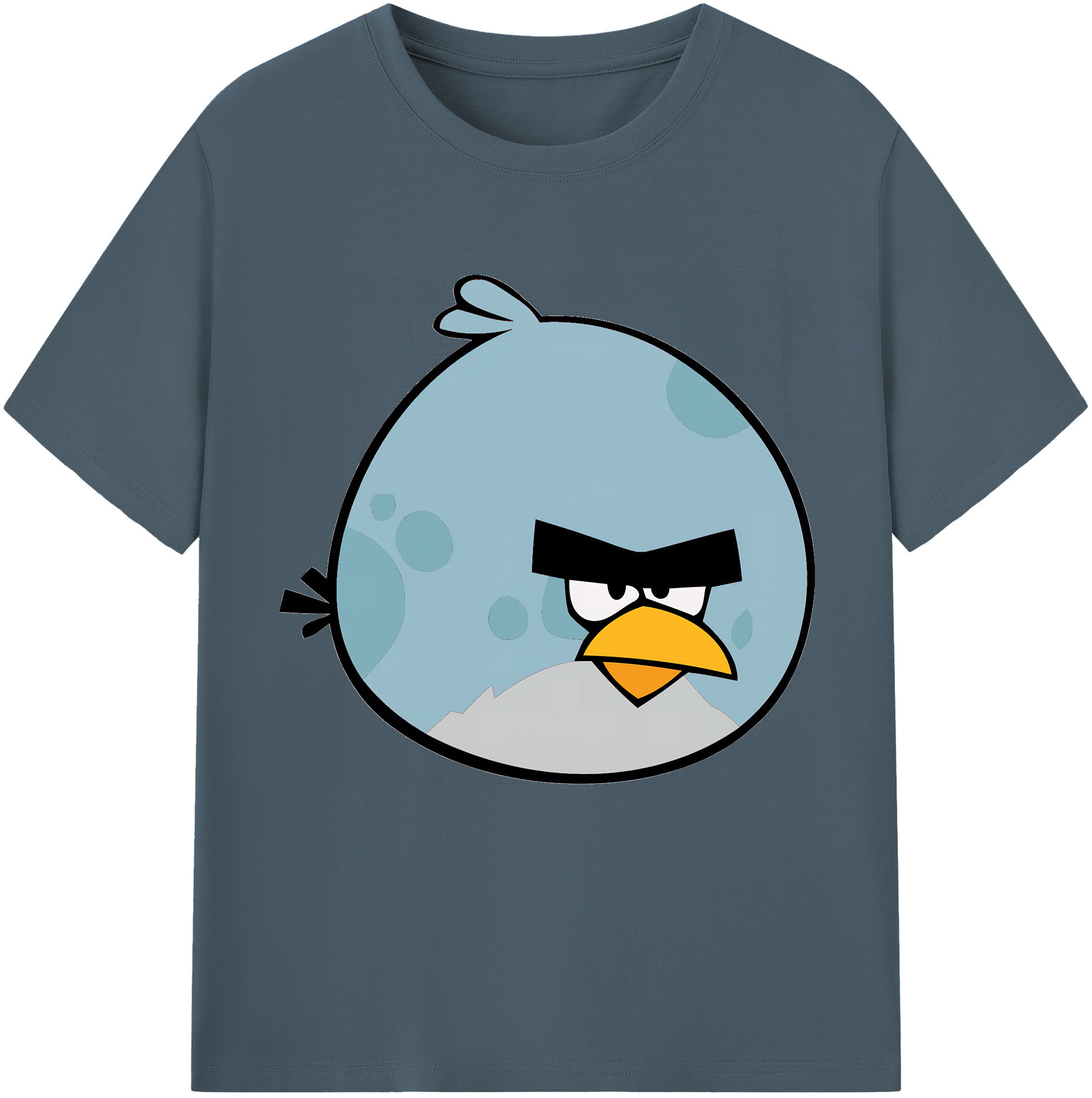 （画像用） Angry Birds アングリーバード 綿100％半袖Tシャツ（フロントプリント）